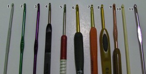 Crochet Hooks - Front View