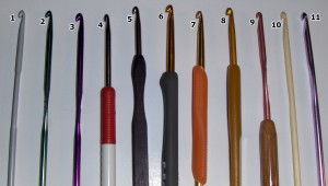 Crochet Hooks - Side View